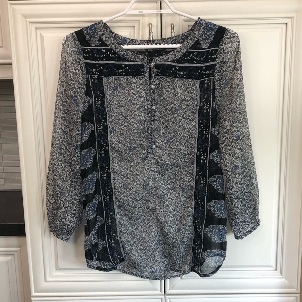 Lucky Brand women’s boho print blouse